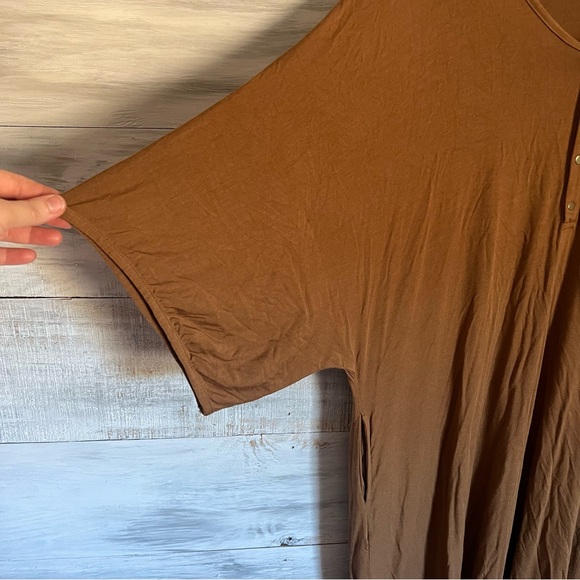 Dwell + Slumber Brown Caftan Dress - Picture 5 of 13